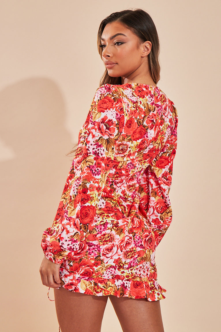 Rosalie Floral Mini Dress